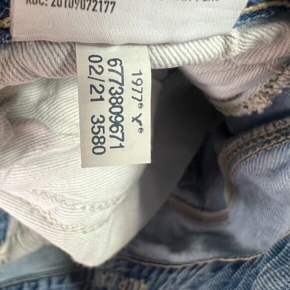 American Eagle Jeans Women's Size 14 Regular Curvy Mom Medium Wash Organic - Picture 6 of 10